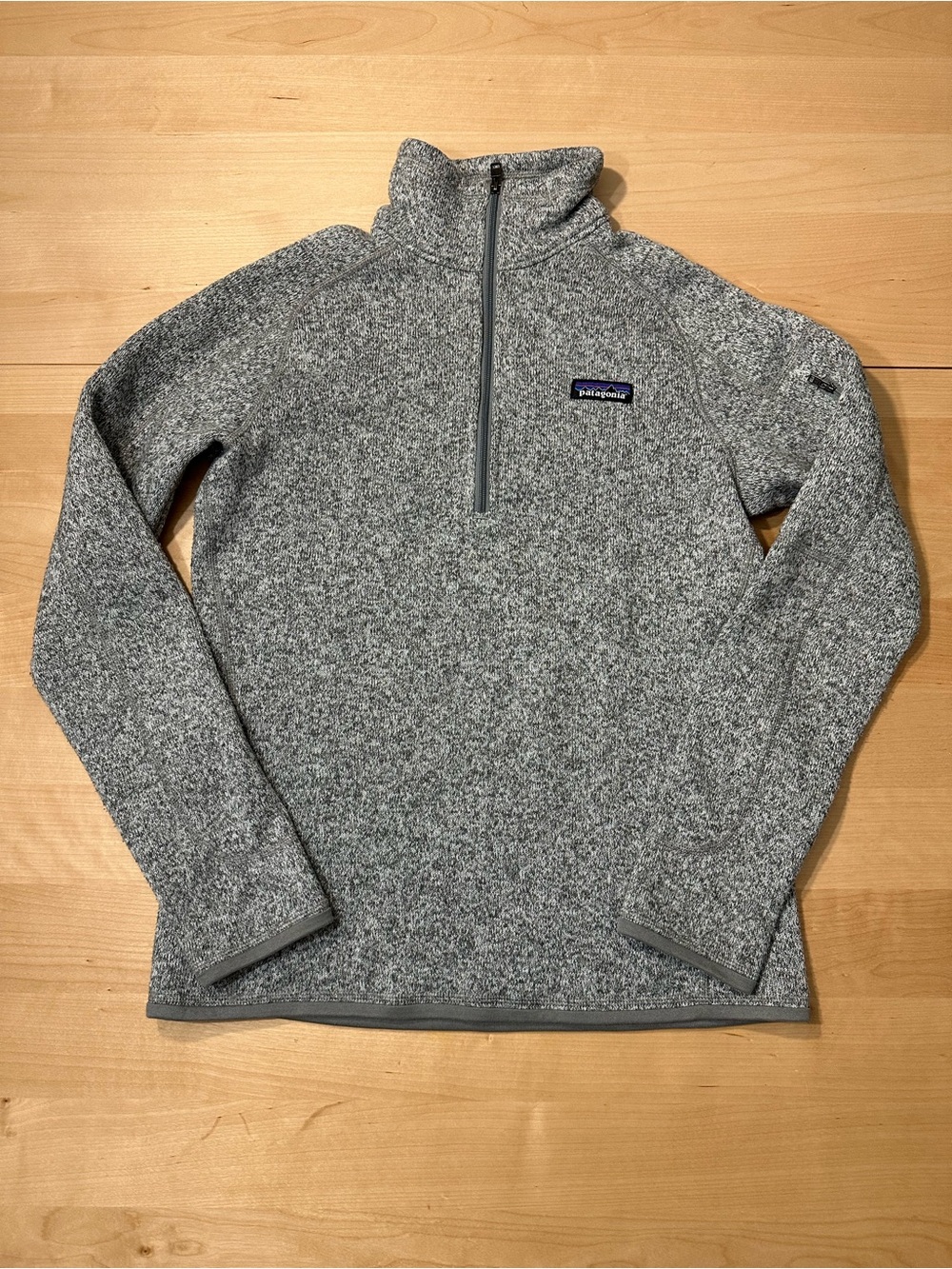 Patagonia Heather Gray Quarter-Zip Fleece Better Sweater women’s M